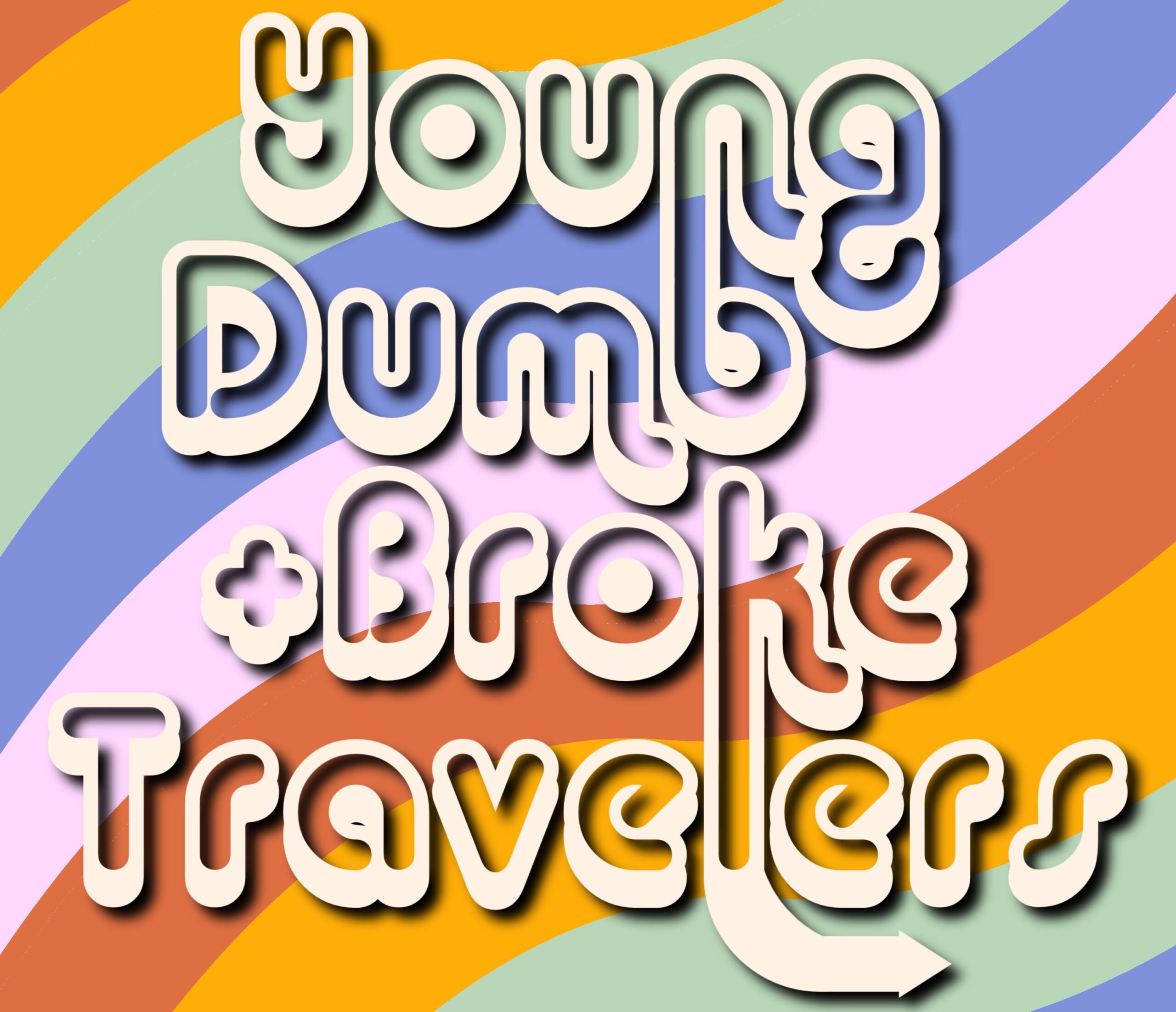 Young Dumb & Broke Travelers Podcast Full Logo with Words – Cropped